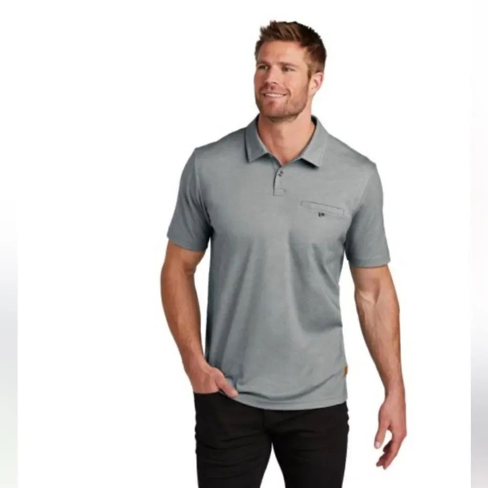 Travis Mathew Sunsetters Pocket Polo Short Sleeve Shirt Balsam Green Mens XL